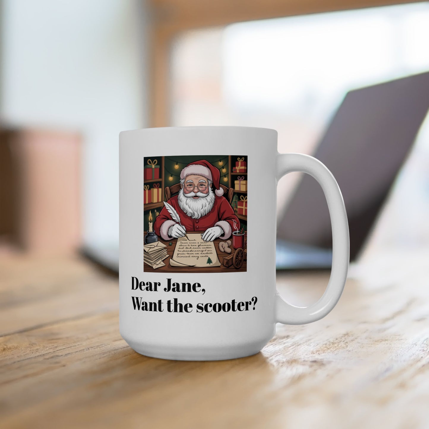 04 Customizable Santa Claus Thank Your Mom Mug