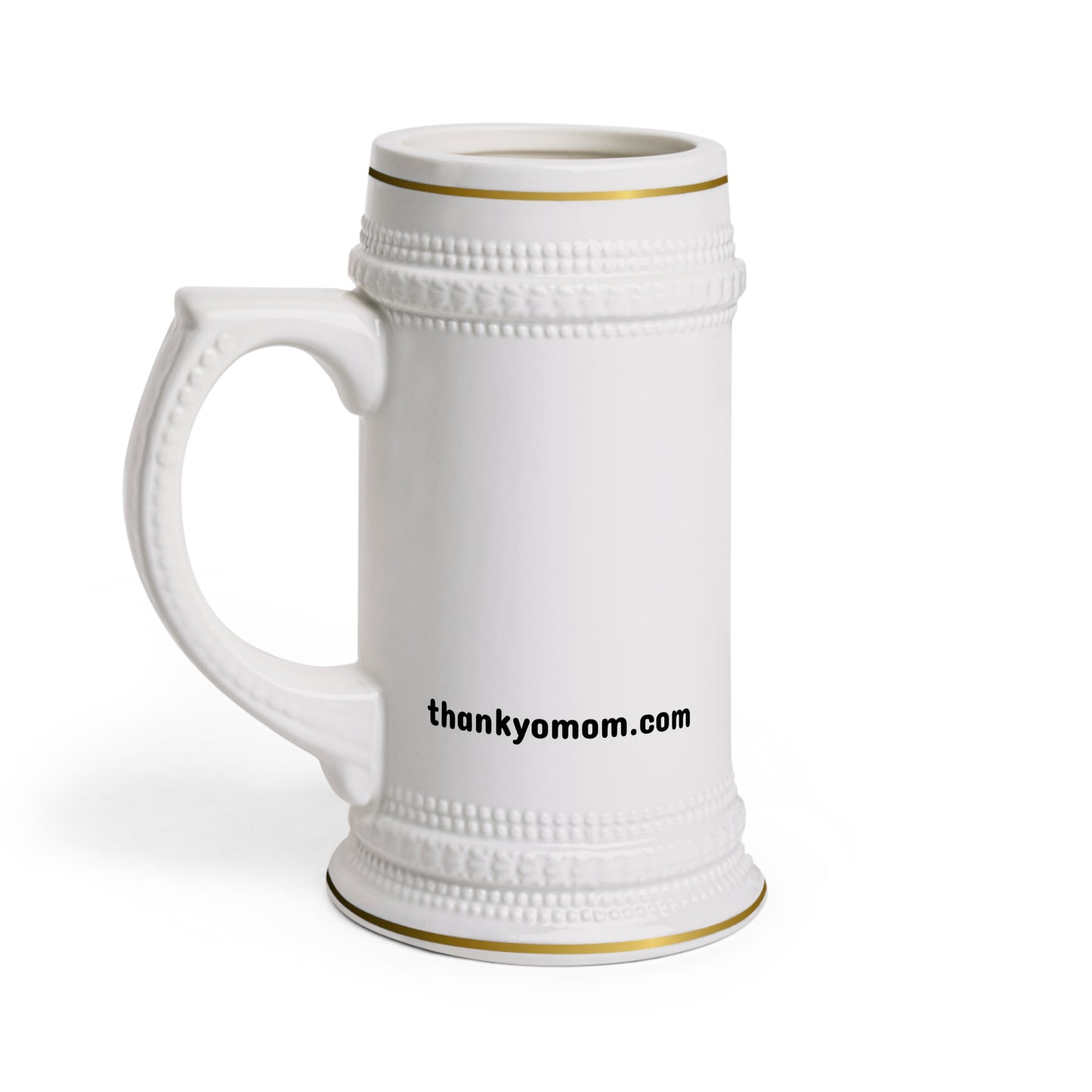 Beer Stein Mug Thank Yo Mom Santa Claus