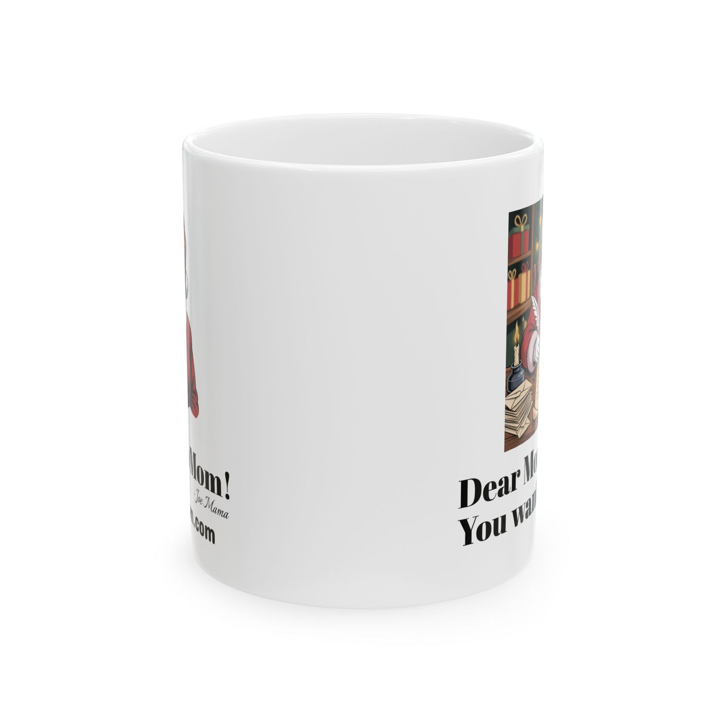 05 Santa Claus Mug threatening mother with Mrs Claus Setting him straight