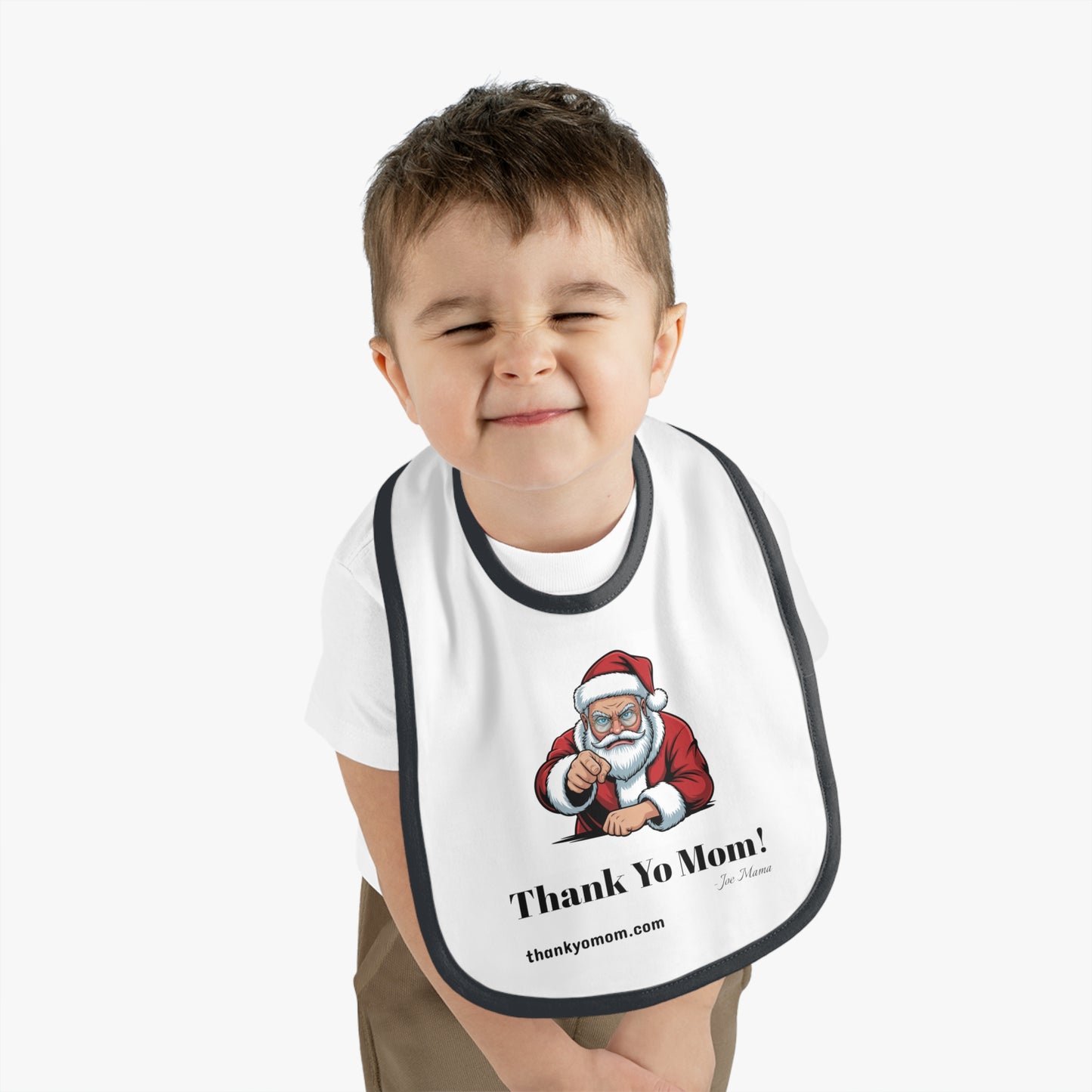 09 Santa Claus Thank Yo Mom Baby Bib