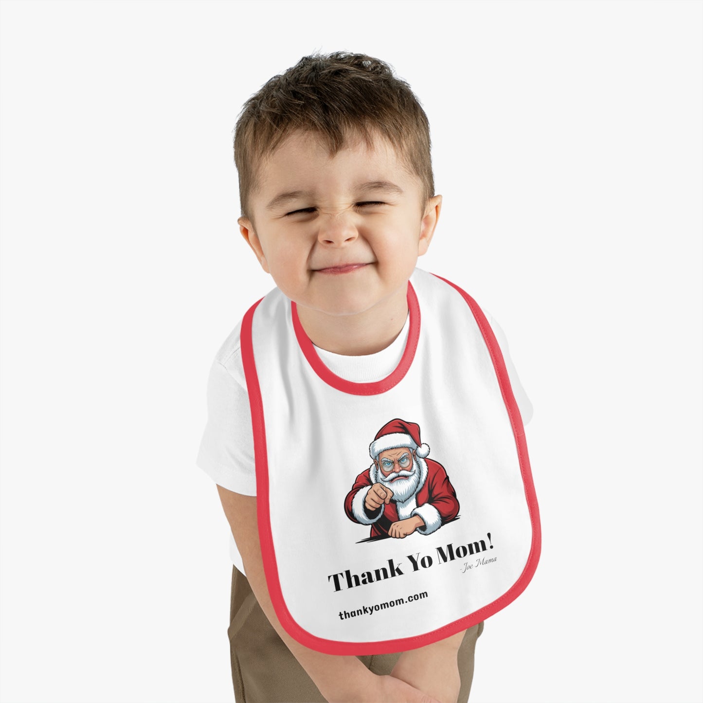 09 Santa Claus Thank Yo Mom Baby Bib