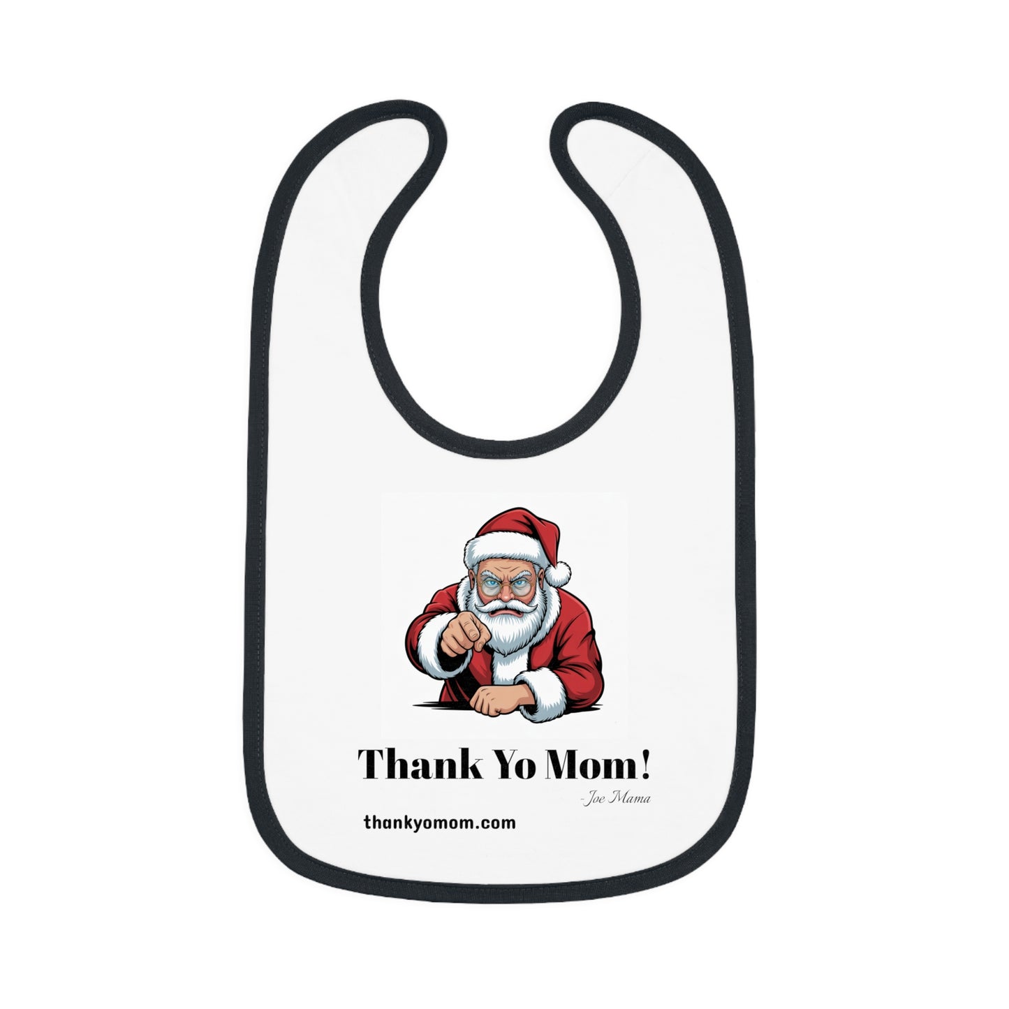 09 Santa Claus Thank Yo Mom Baby Bib