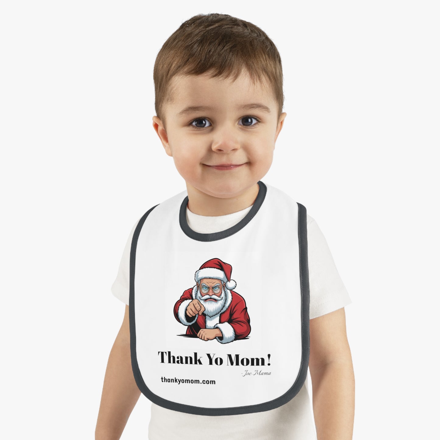 09 Santa Claus Thank Yo Mom Baby Bib