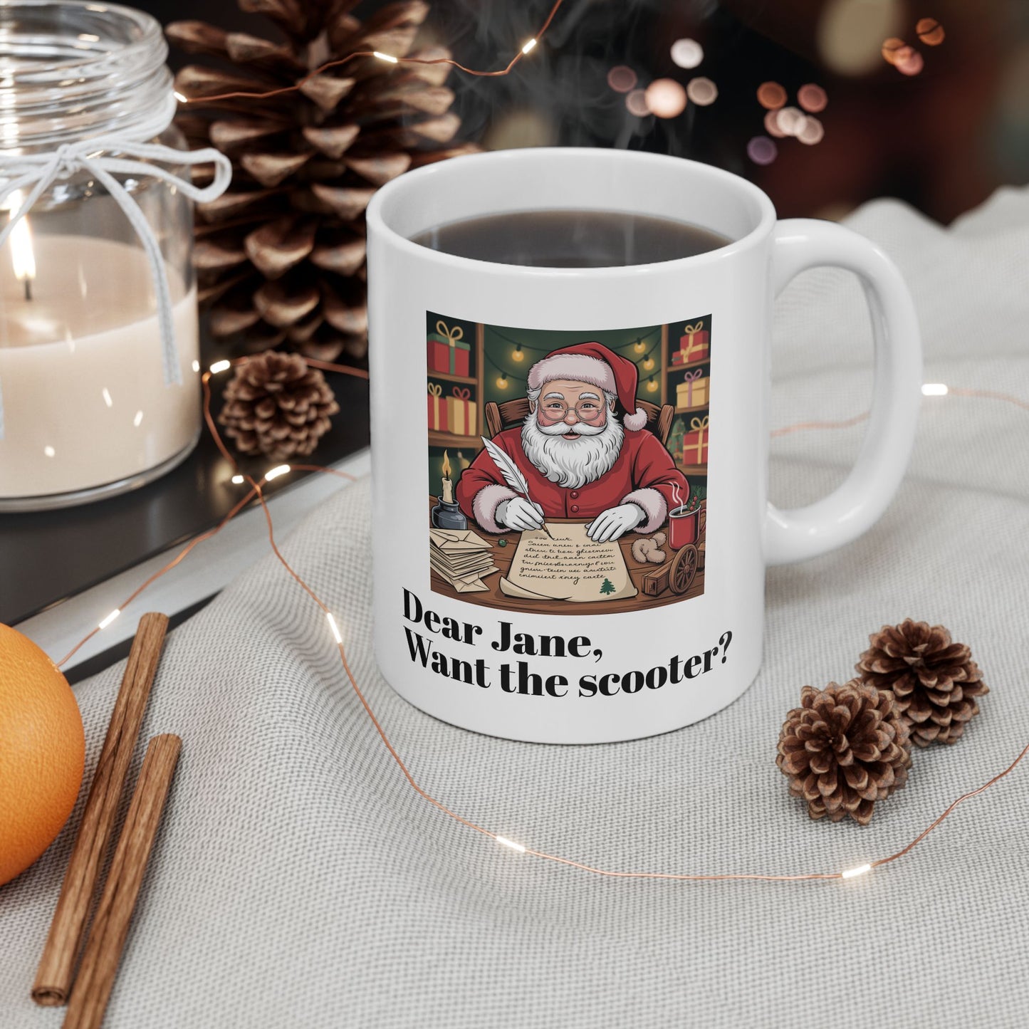 04 Customizable Santa Claus Thank Your Mom Mug